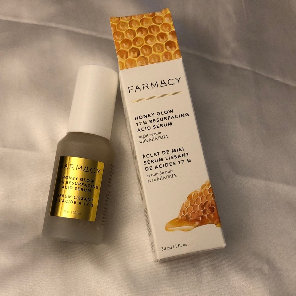 Farmacy Honey Glow 17% Resurfacing Acid Serum Night Serum Full Size 30ml NIB